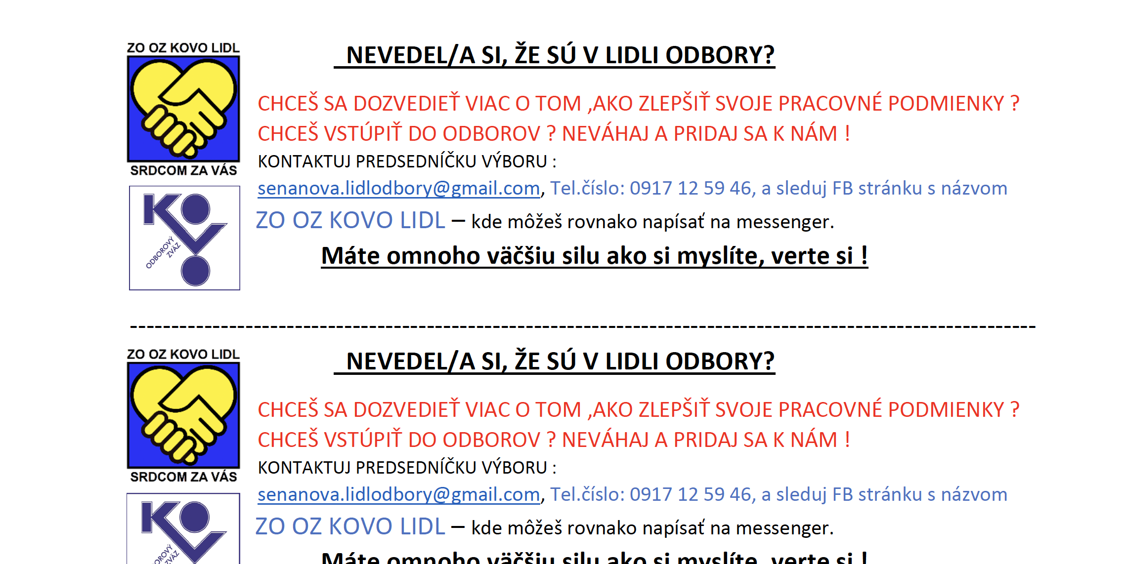 letak lidl odbory
